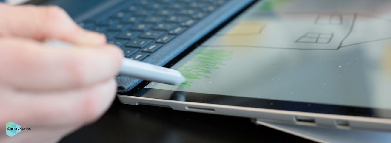 عملکرد قلم لب تاپ surface pro 2017