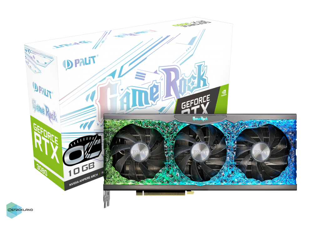 کارت گرافیک PALIT GeForce RTX™ ۳۰۸۰ GameRock OC 10GB G6X