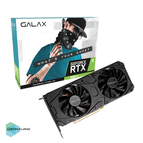 کارت گرافیک GALAX GeForce RTX™ ۳۰۶۰ Ti (1-Click OC) 8GB G6